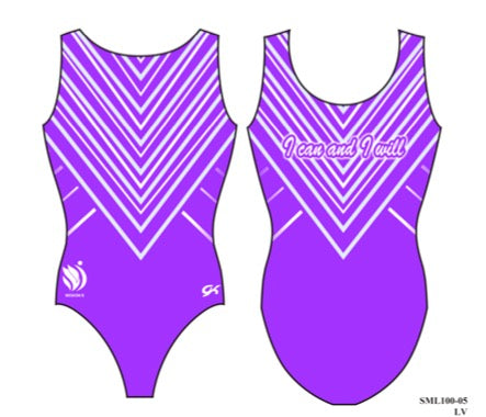 2024 Region 6 Leotard - "I can and I will"